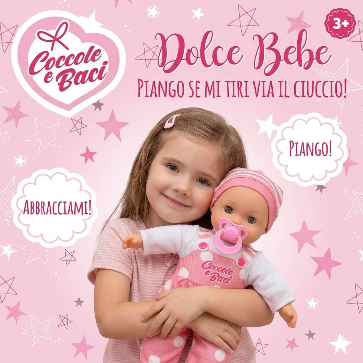 Bambola Piangente Coccole e Baci 30 cm - immagine 3