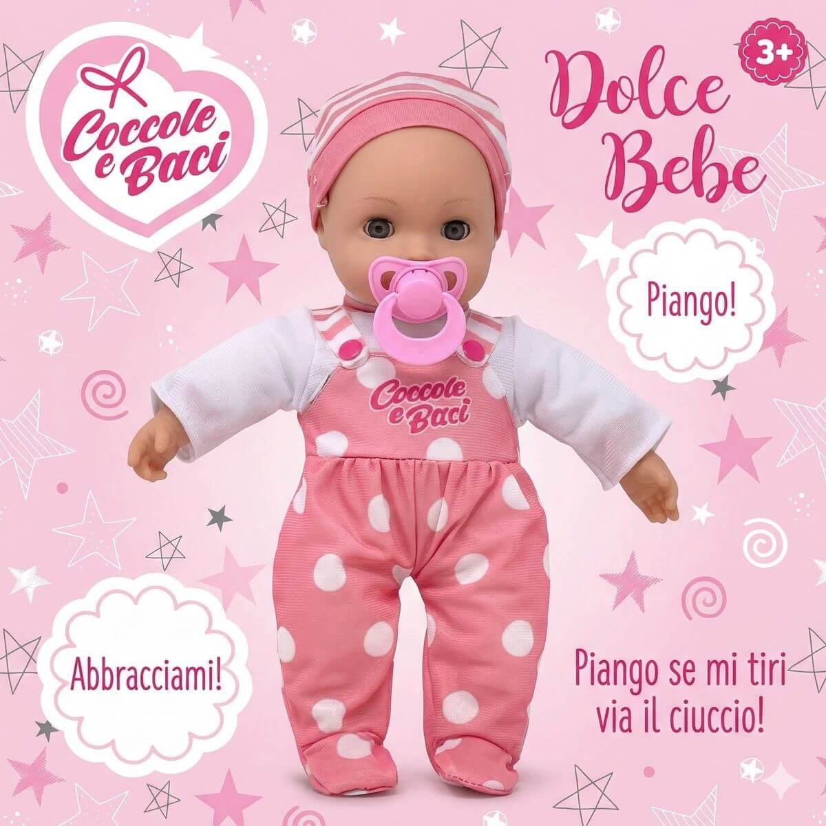 Bambola Piangente Coccole e Baci 30 cm - immagine 4