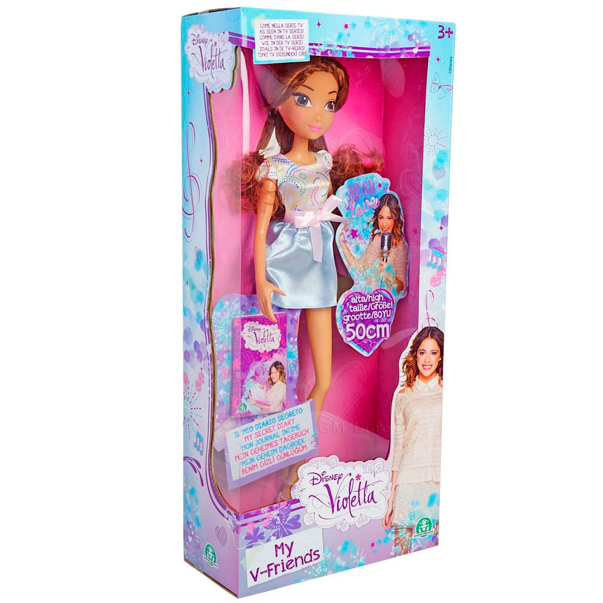 Bambola Violetta Con Diario Segreto 50 Cm - immagine 3