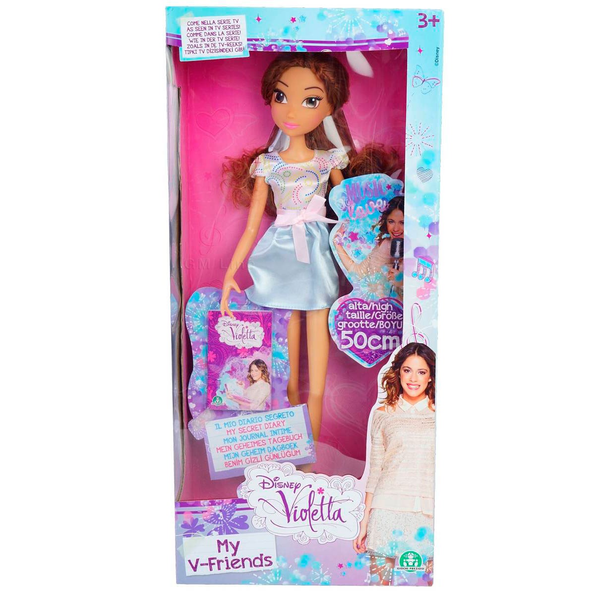Bambola Violetta Con Diario Segreto 50 Cm - immagine 4