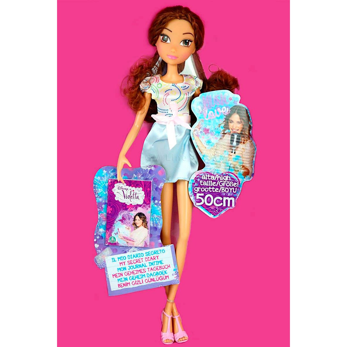 Bambola Violetta Con Diario Segreto 50 Cm - immagine 7