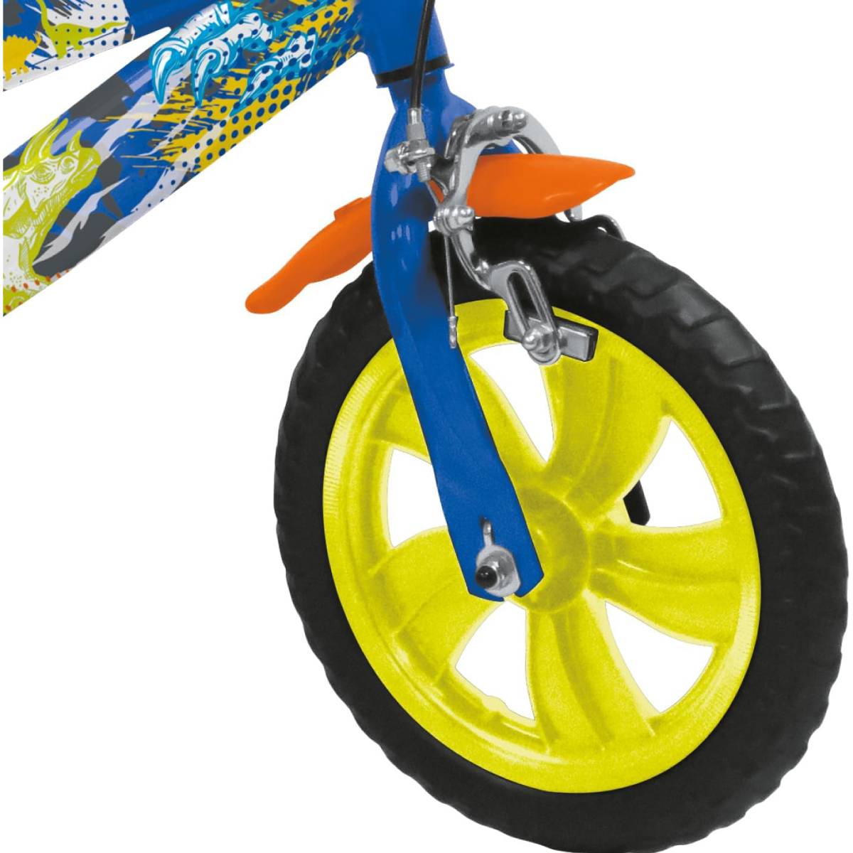 Bicicletta Bambini 12 Pollici Dinosauri con Rotelle - immagine 3