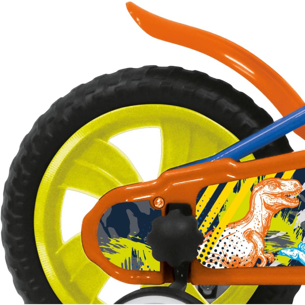 Bicicletta Bambini 12 Pollici Dinosauri con Rotelle - immagine 5