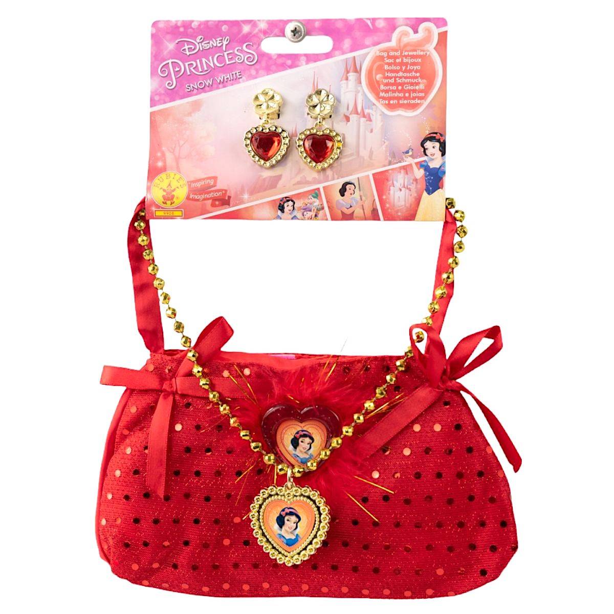 Borsa Rossa e Gioielli Disney Princess Biancaneve