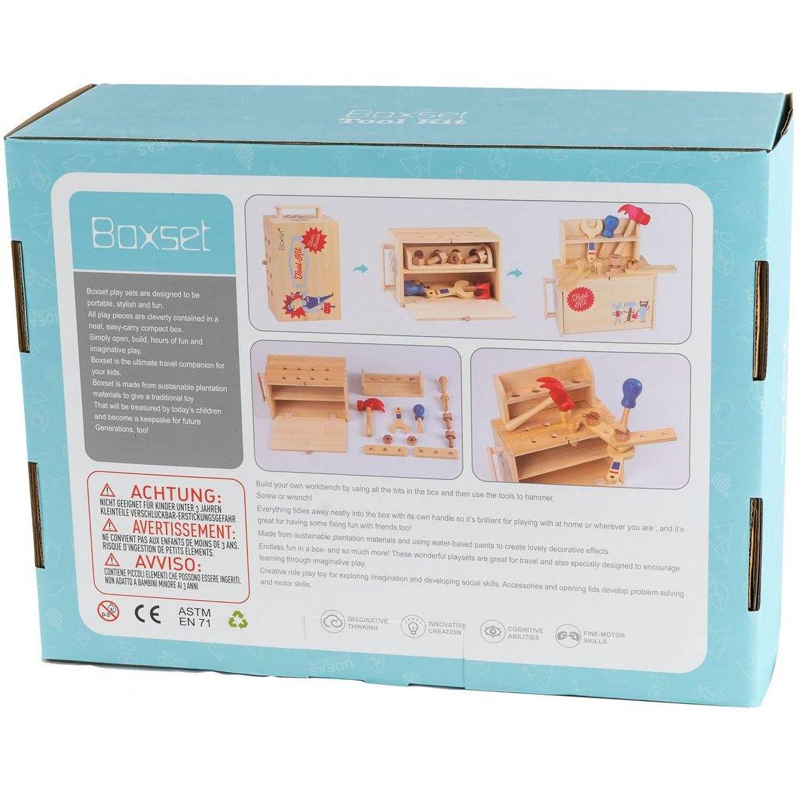 Boxset Cassetta Attrezzi in Legno - immagine 6
