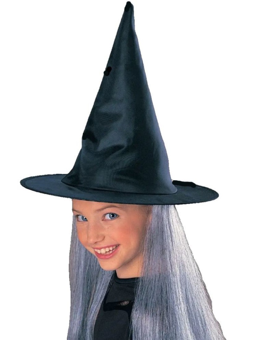 Cappello Da Strega Con Capelli - immagine 3