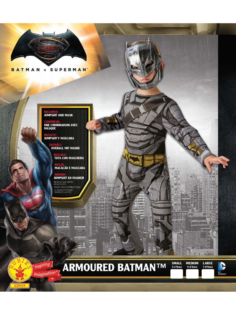 Costume Batman Armoured 3-4 anni - immagine 2
