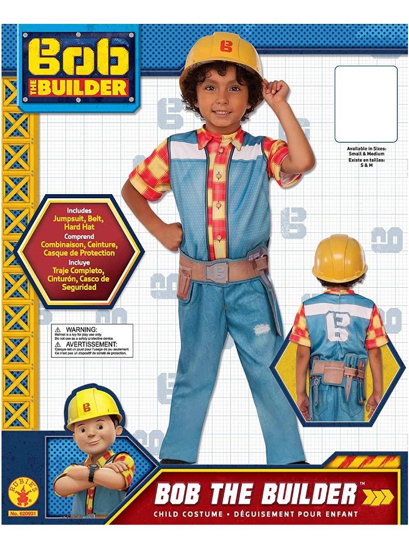 Costume Bob Aggiustatutto 5-7 Anni - immagine 3