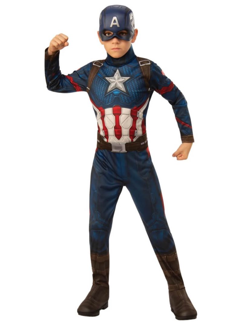 Costume Capitan America Marvel Avengers 8-10 Anni