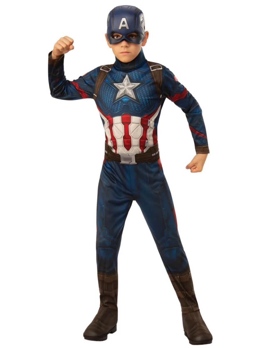 Costume Capitan America Marvel Avengers 8-10 Anni