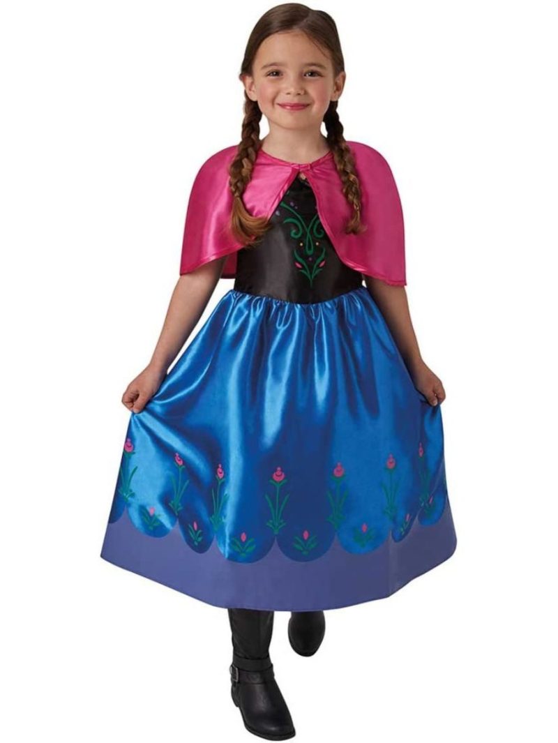 Costume Disney Anna Di Frozen 7-8 anni 117 -128 cm