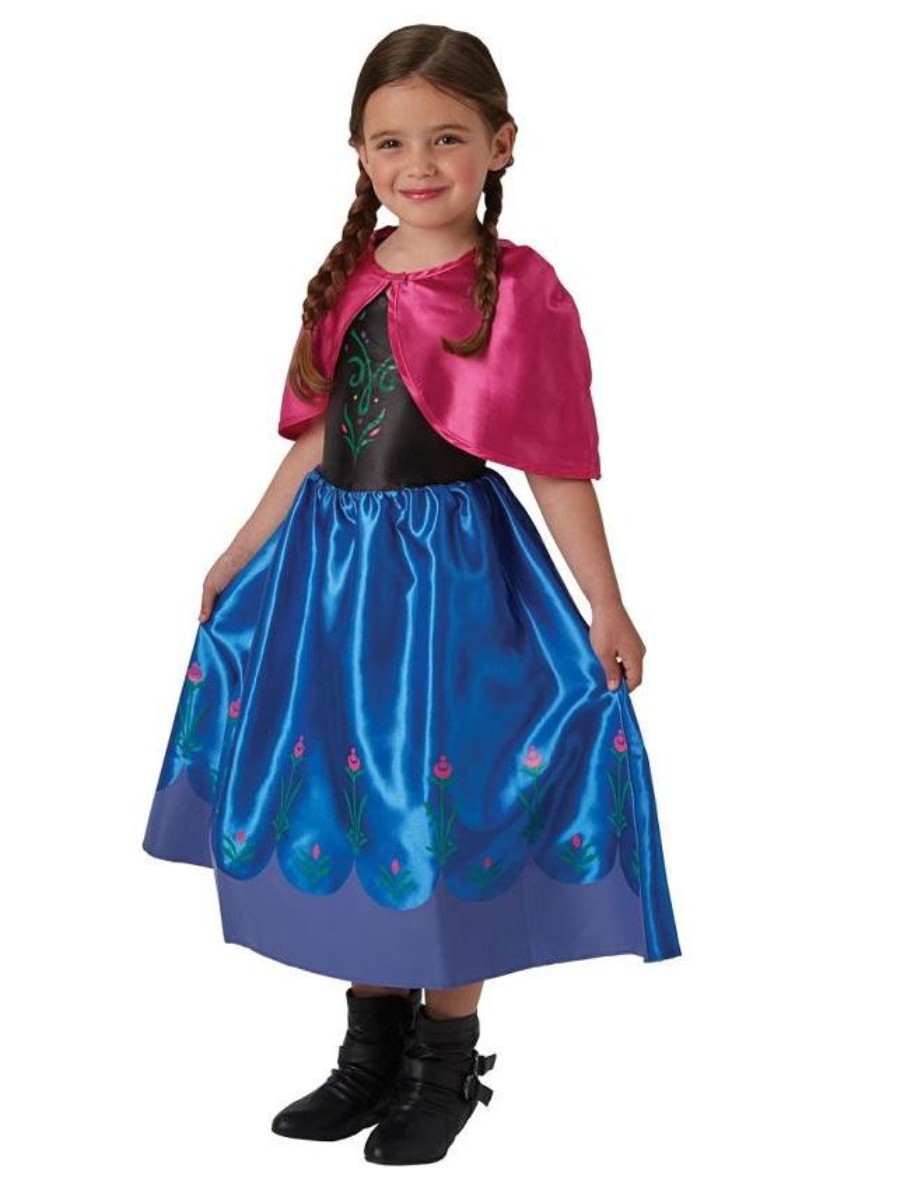 Costume Disney Anna Di Frozen 7-8 anni 117 -128 cm - immagine 2