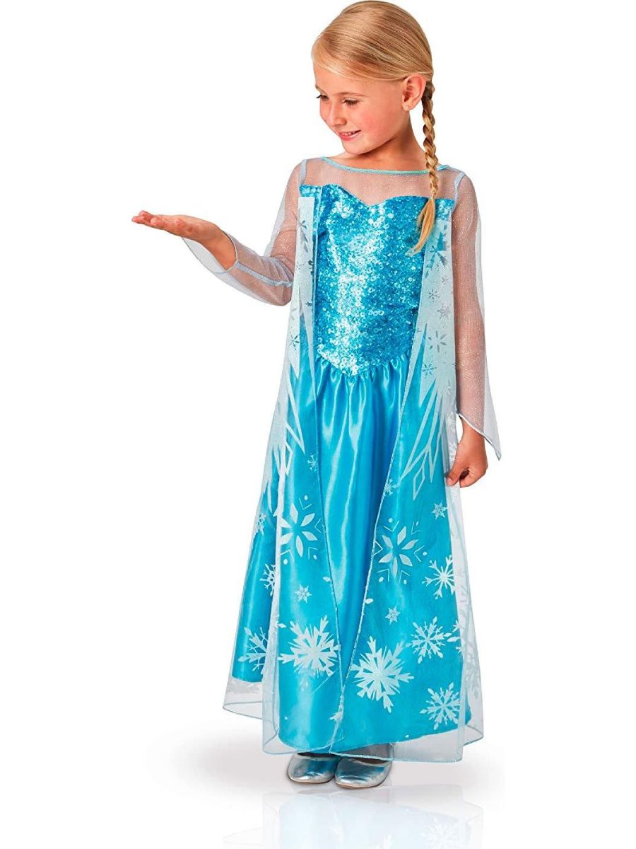 Costume Disney Elsa Frozen 7-8 anni 117-128 cm - immagine 3