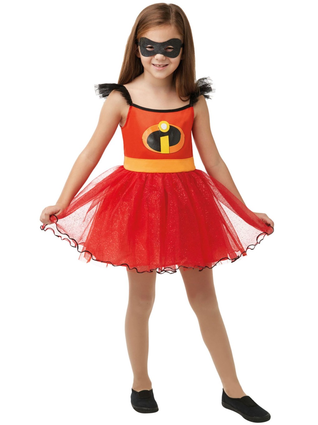 Costume Gli Incredibili Bambina Disney con Maschera
