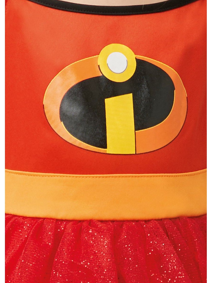 Costume Gli Incredibili Bambina Disney con Maschera - immagine 4