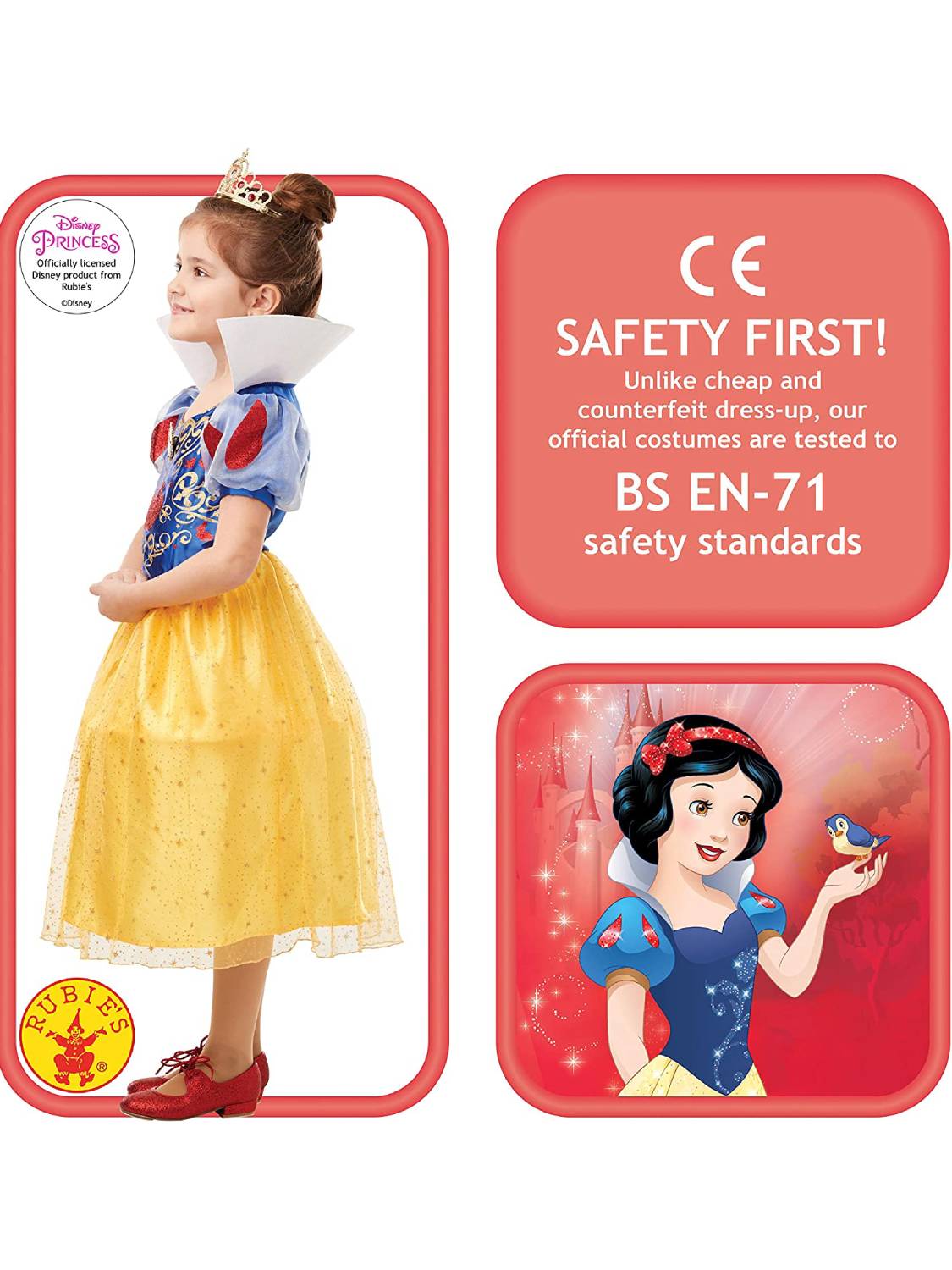 Costume Disney Principessa Biancaneve - immagine 3