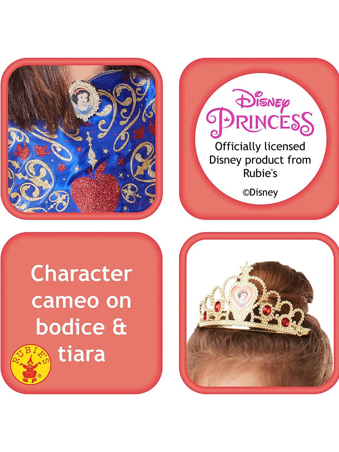 Costume Disney Principessa Biancaneve - immagine 5