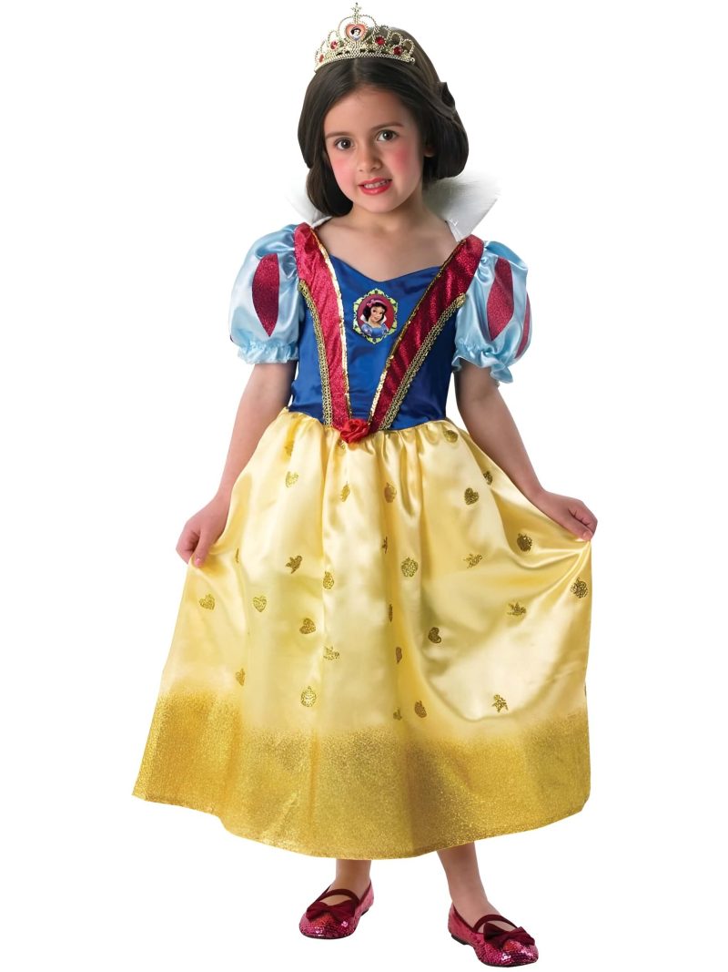 Costume Biancaneve Principessa Bambina con Tiara