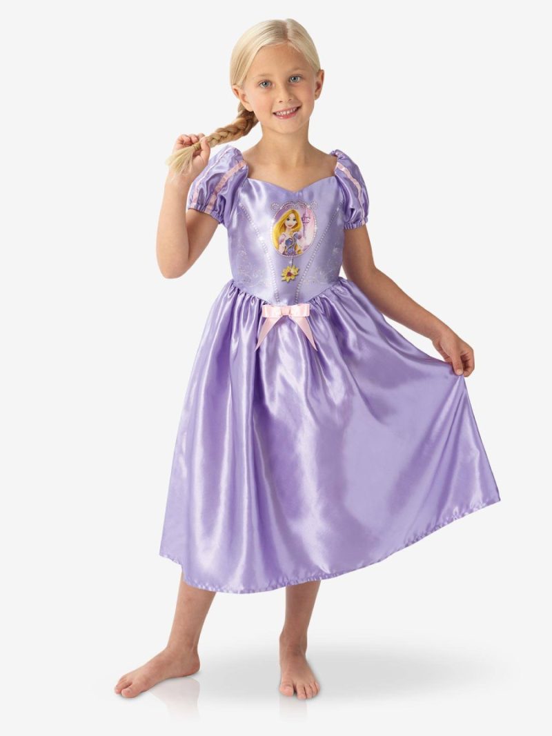 Costume Rapunzel Disney Bambina 3-4 Anni Vestito Principessa