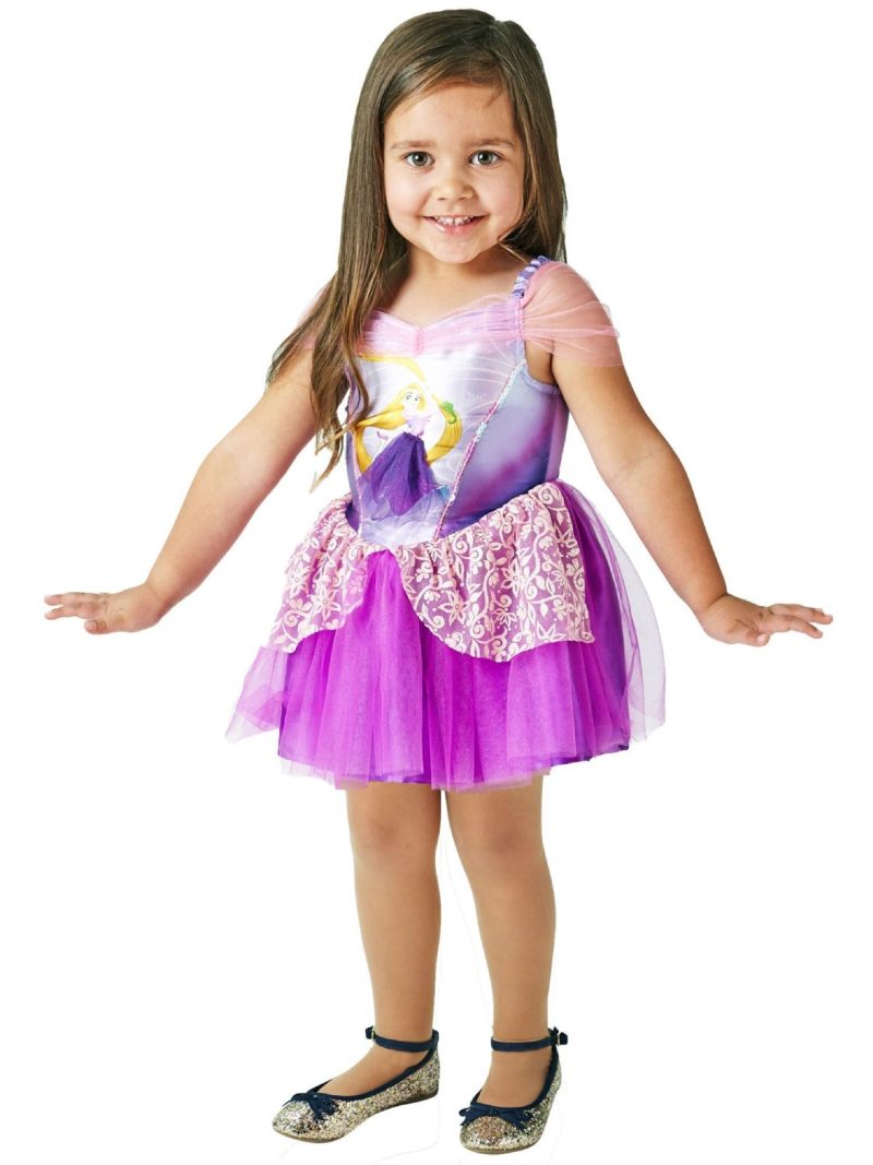 Costume Rapunzel Disney Bambina 2-3 Anni Toddler Rubie’s