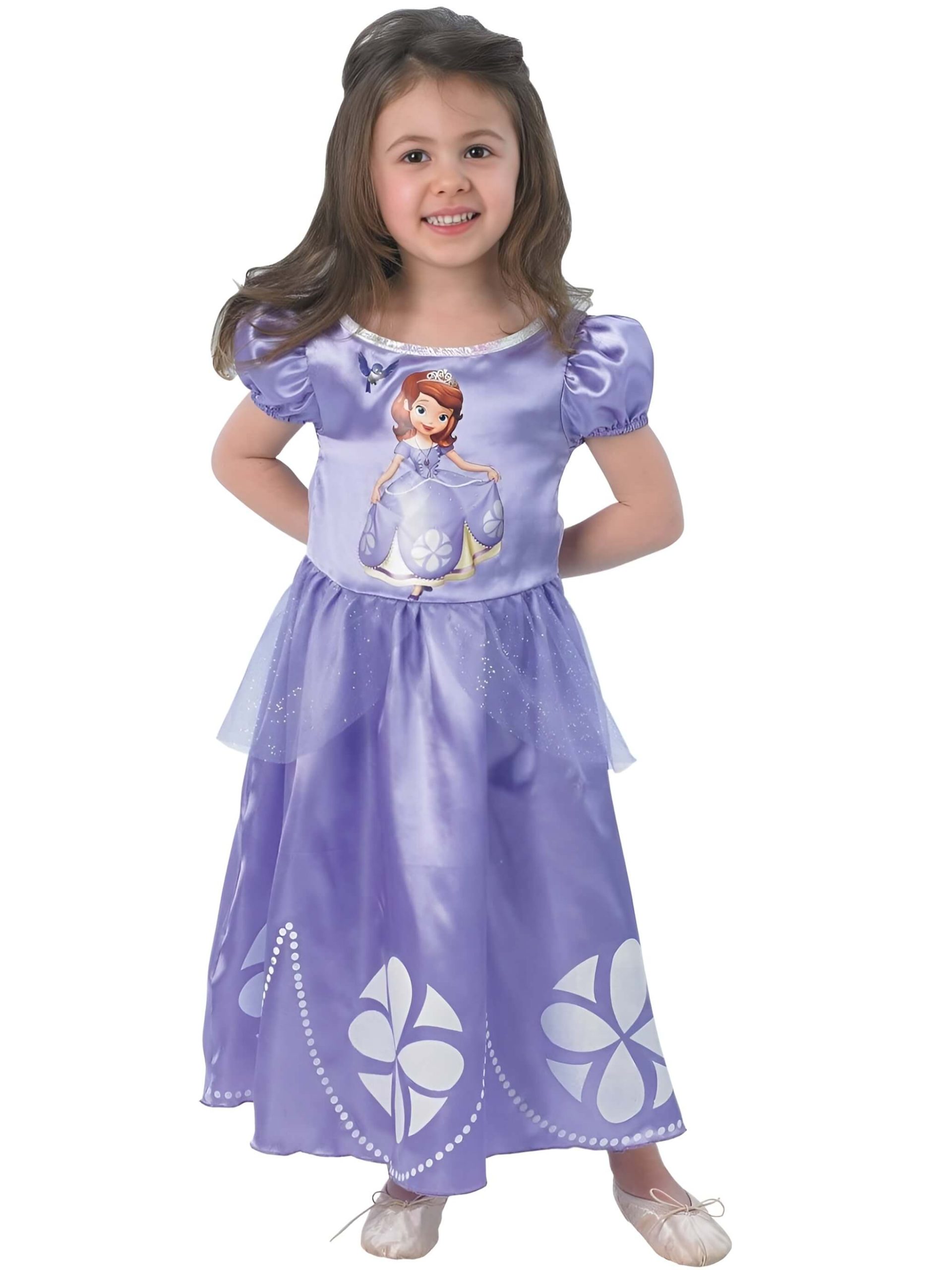 Costume Principessa Sofia Bambina 5-6 Anni Viola Rubie’s