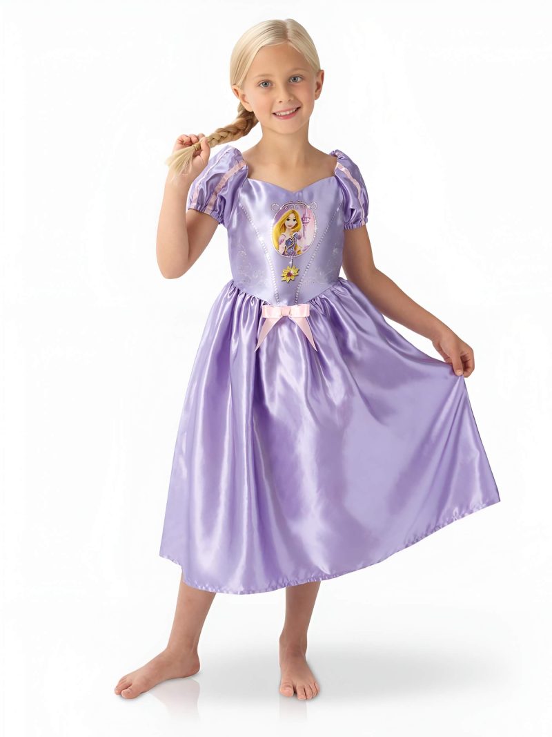 Costume Rapunzel Disney Bambina 7-8 Anni Rubie’s
