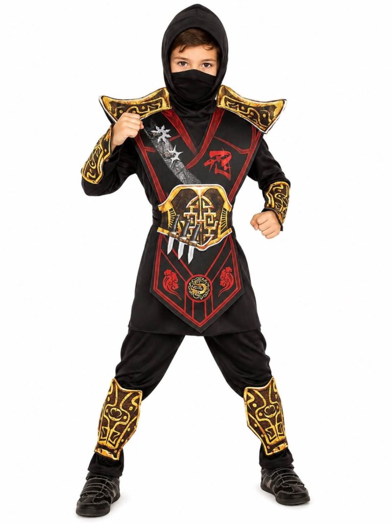 Costume Guerriero Ninja bambino 4-5 anni