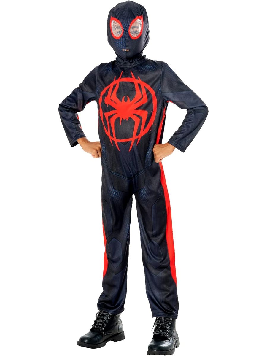 Costume Miles Morales Spiderman Marvel 3-4 Anni