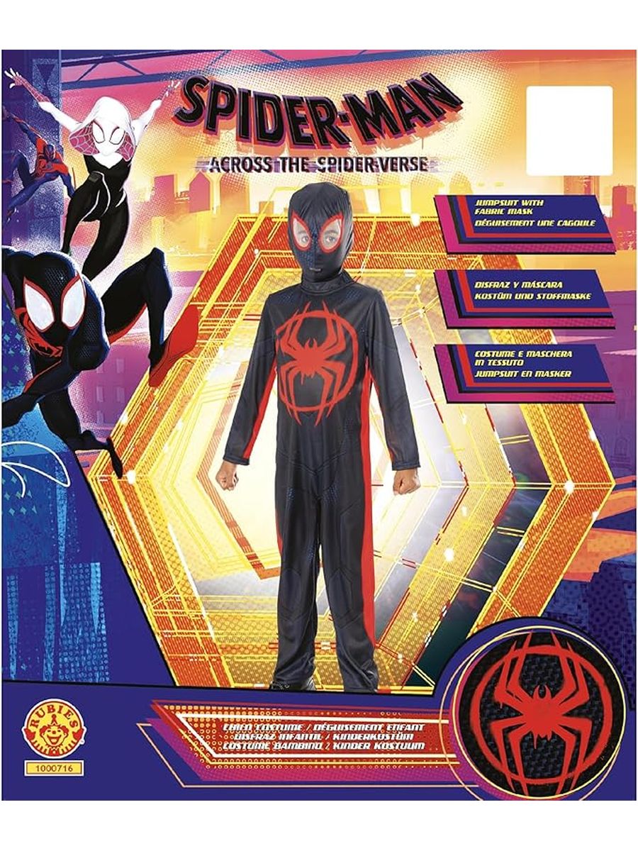 Costume Miles Morales Spiderman Marvel 3-4 Anni - immagine 5