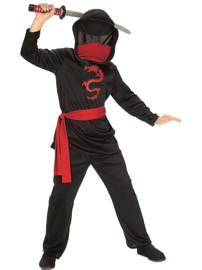 Costume Ninja Senza Volto Bambino 5-7 Anni
