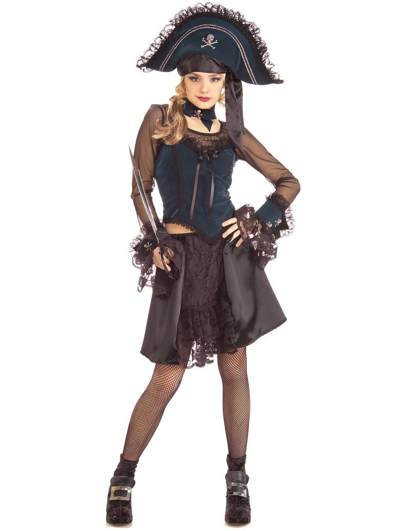 Costume Regina Pirata Ragazza Taglia XS