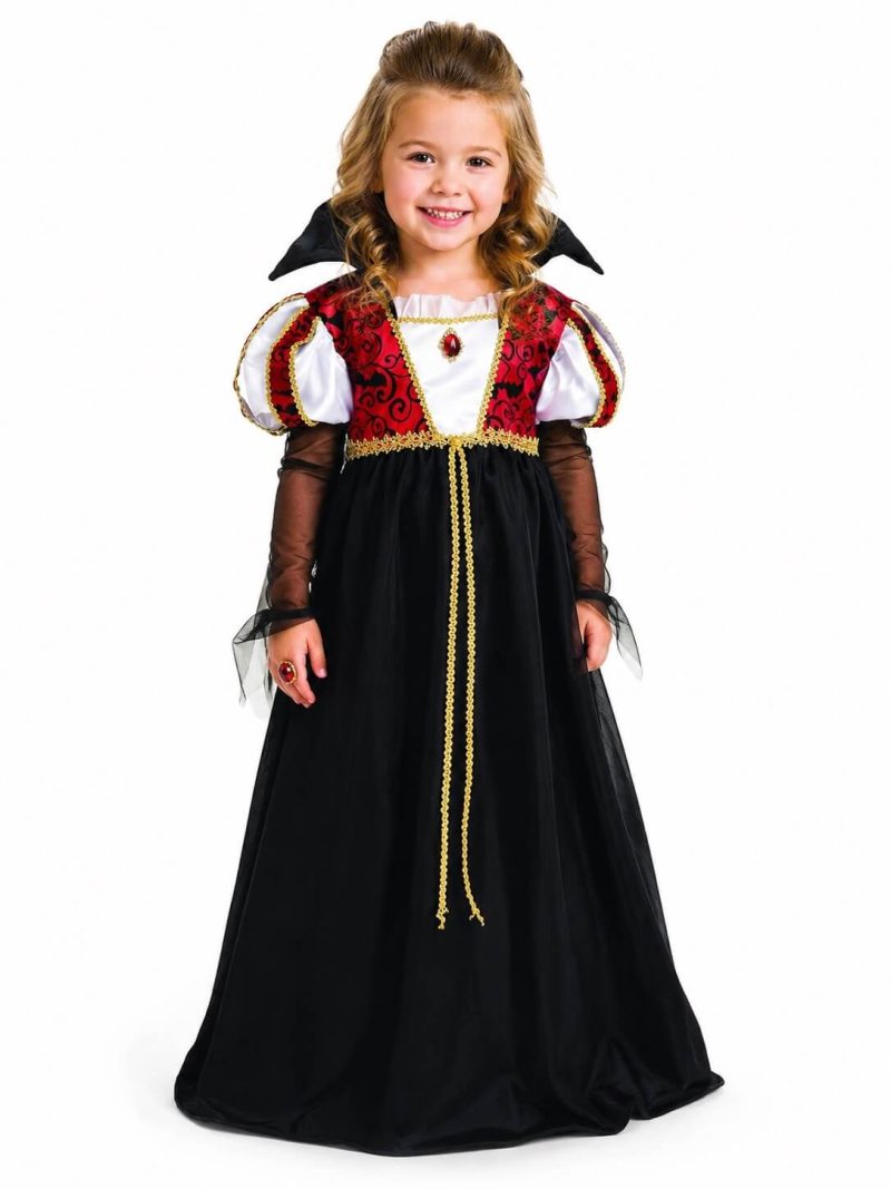 Costume Vampira Bambina Rubie's 4 Anni con Collare Halloween