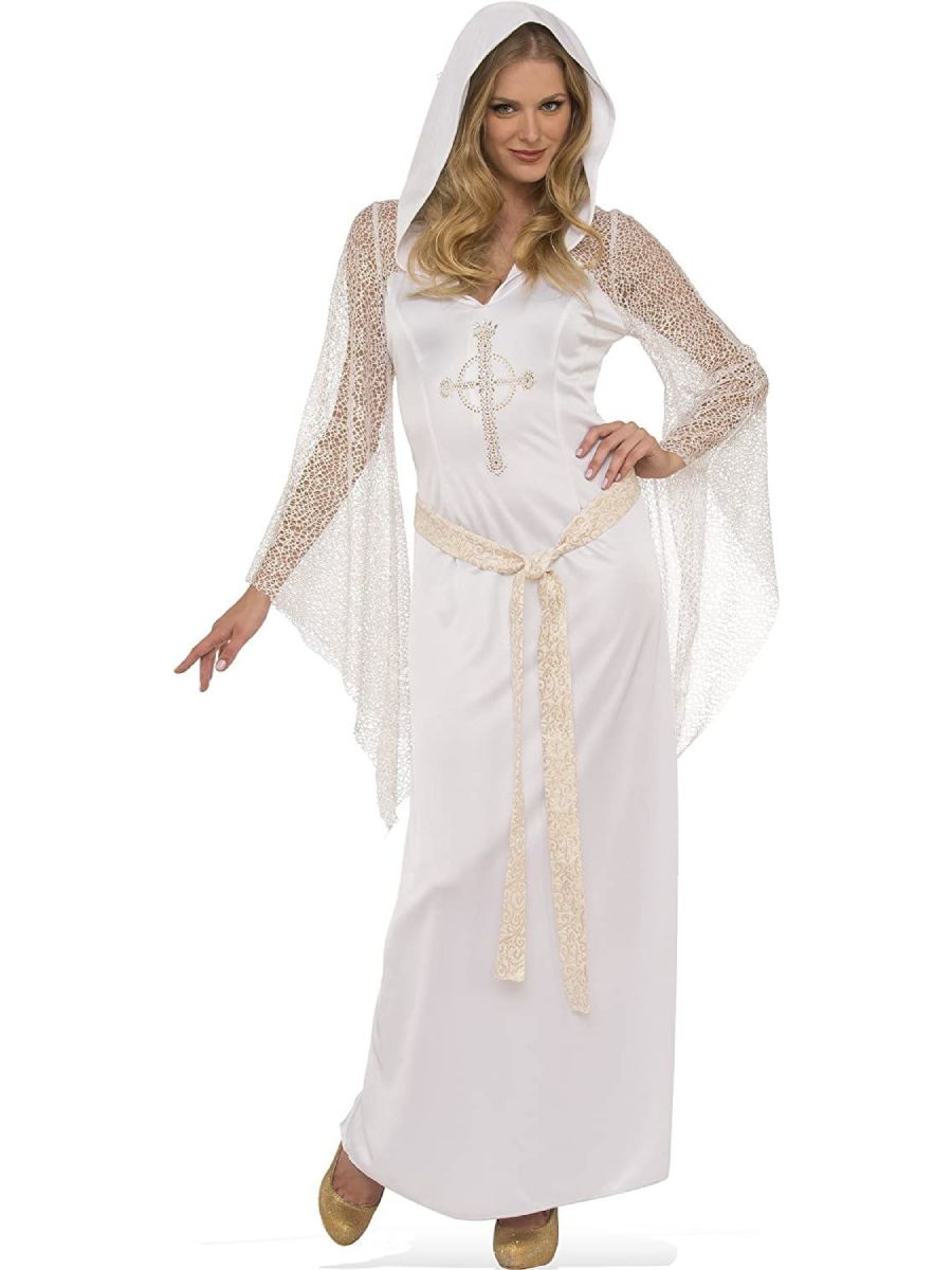 Costume Sacerdotessa Bianca Per Adulti