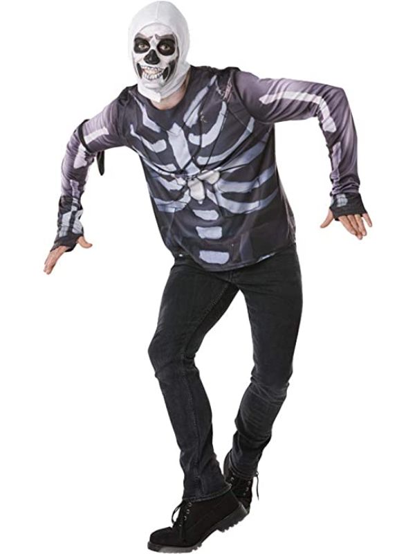 Costume Soldato Teschio Fortnite Per Adulti - immagine 2