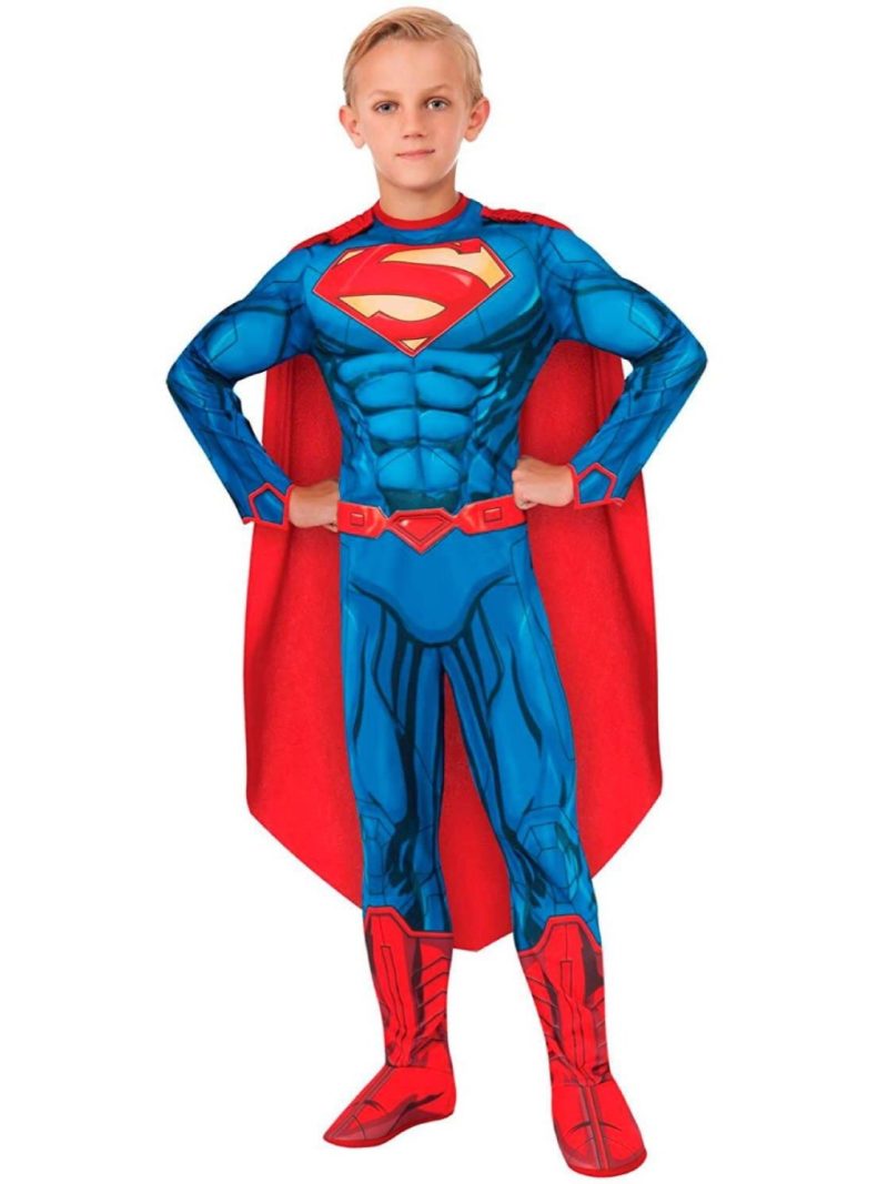 Costume Superman Imbottito 8-10 Anni