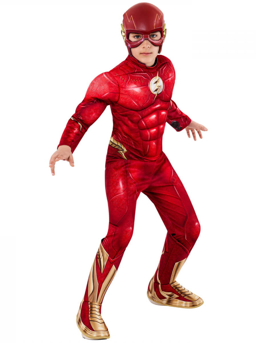 Costume The Flash Bambino Ufficiale 9-10 Anni