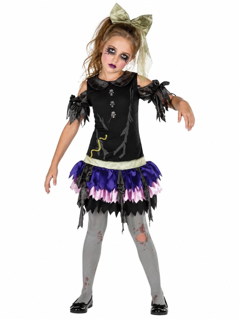 Costume Zombie Doll Bambina Rubie's 7 Anni Halloween