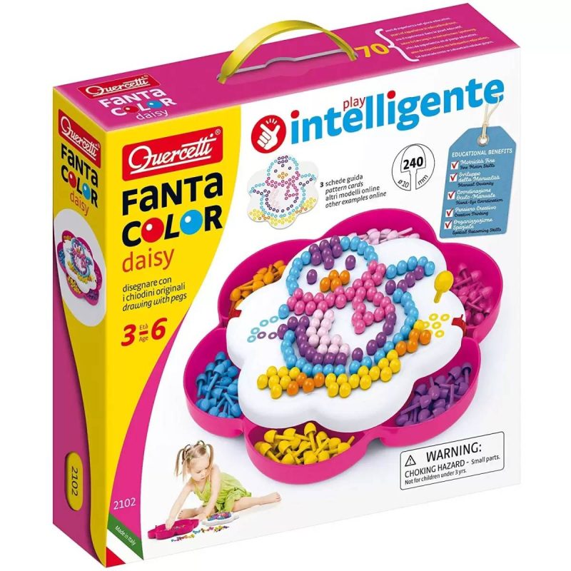 Fantacolor 2102 Pixel Daisy Chiodini Per Bambine 240 Pz