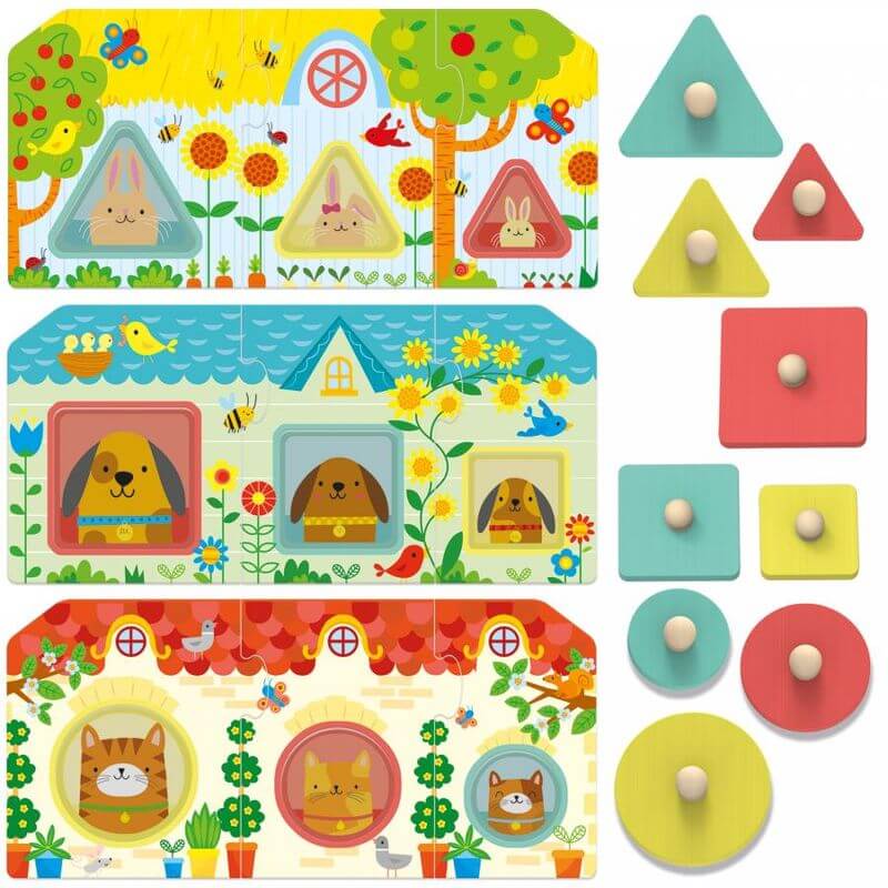 Gioco Educativo Montessori Puzzle Progressive Babies - immagine 2
