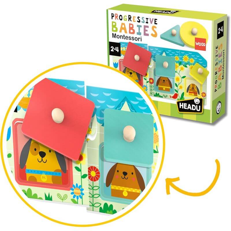 Gioco Educativo Montessori Puzzle Progressive Babies - immagine 3