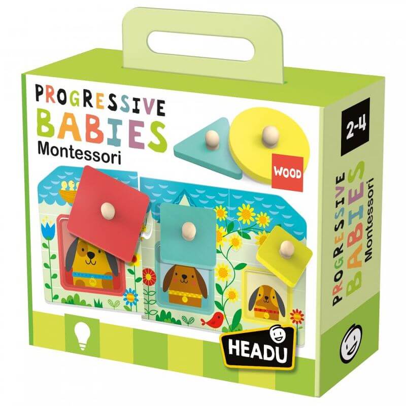 Gioco Educativo Montessori Puzzle Progressive Babies