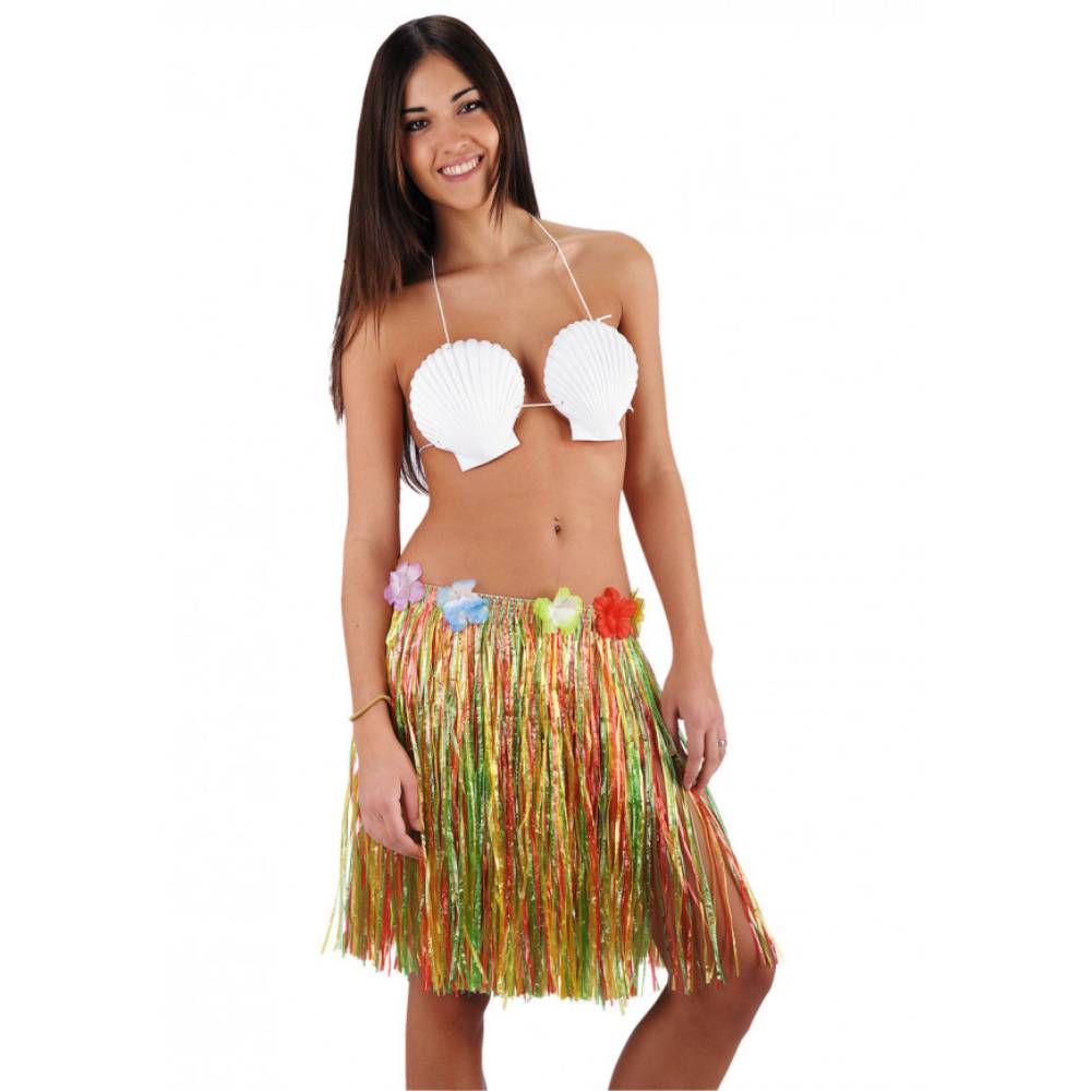 Gonna Hawaii Multicolore Per Adulto