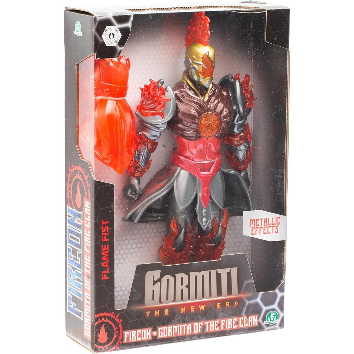 Gormiti New Era Action Figure Fireon Zane 27 cm Articolato - immagine 2
