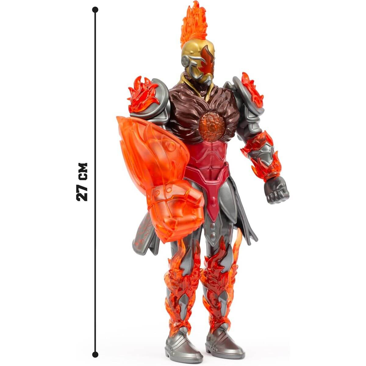 Gormiti New Era Action Figure Fireon Zane 27 cm Articolato - immagine 4
