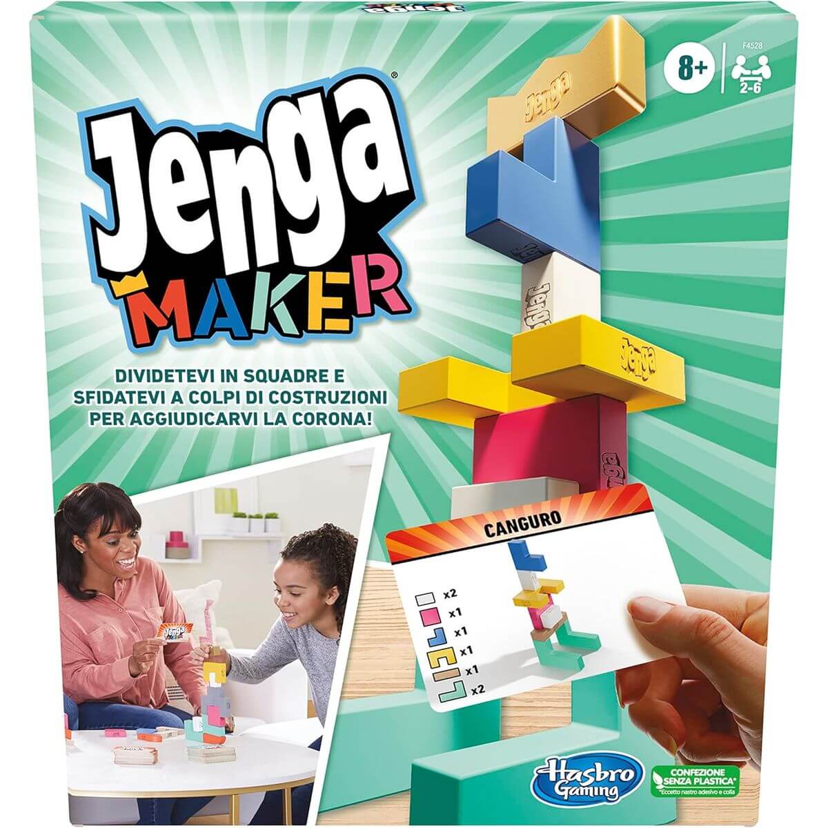 Jenga Maker Blocchi in Legno per Tutta la Famiglia - immagine 2