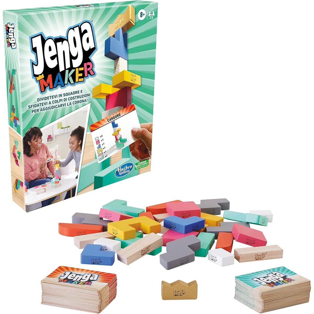 Jenga Maker Blocchi in Legno per Tutta la Famiglia - immagine 6