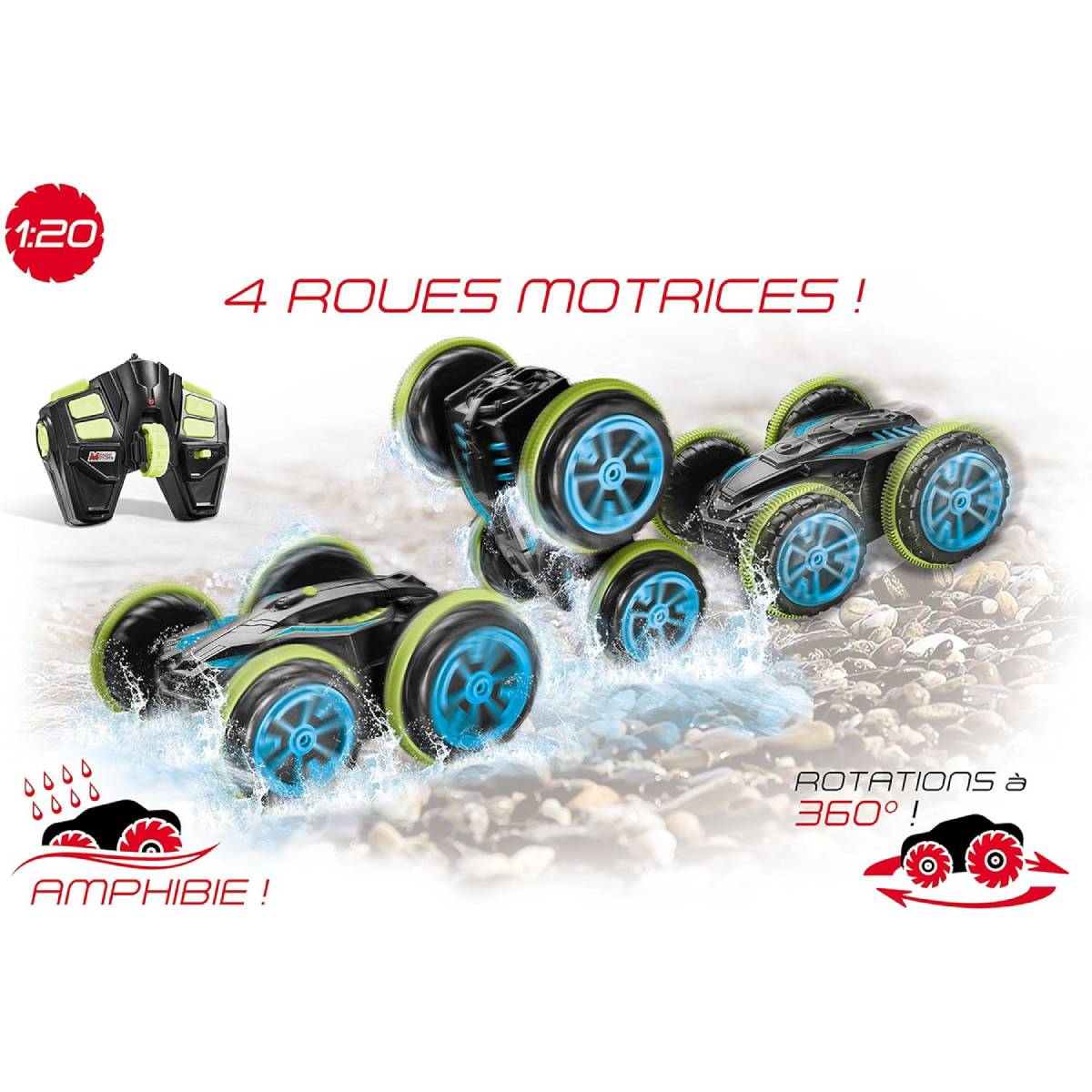 Macchina RC Double Side Stunt Rotazione Acrobatica - immagine 6