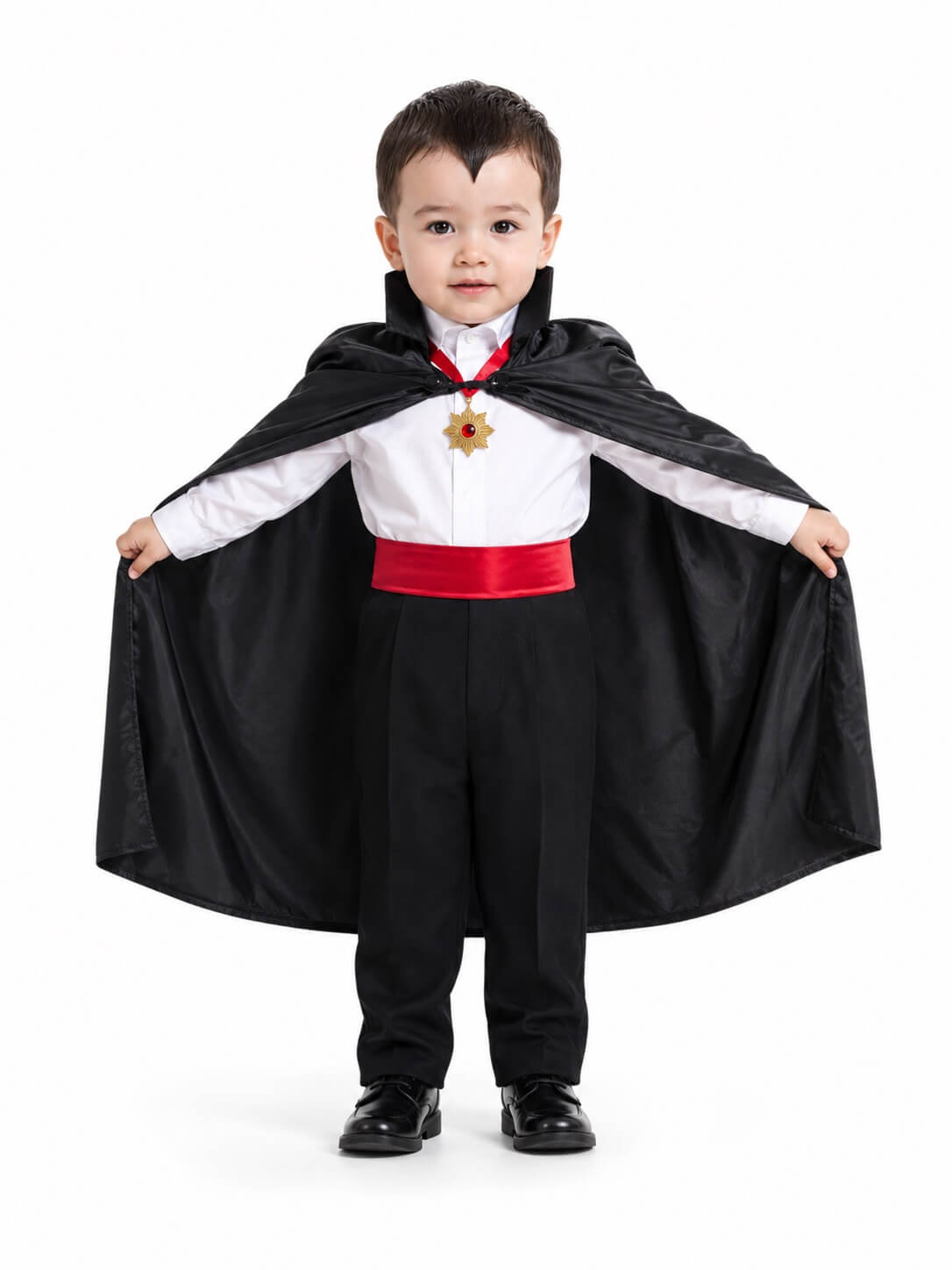 Mantello Per Costume Dracula 2-3 Anni
