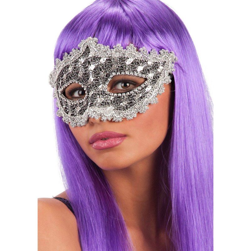 Maschera Elegante Argento