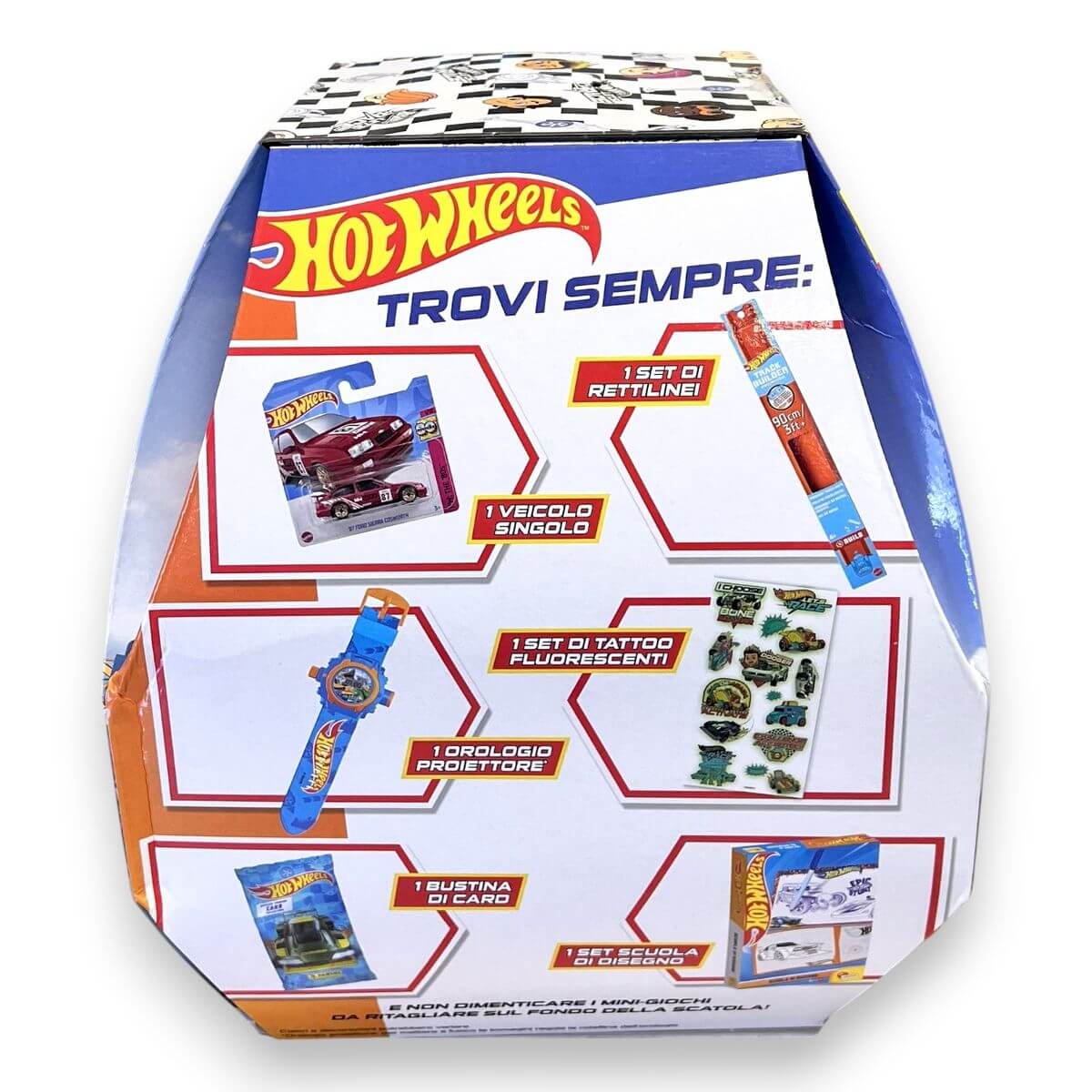 Mattel Uovissimo Hot Wheels Pasqualone Uovo per Bambini - immagine 2